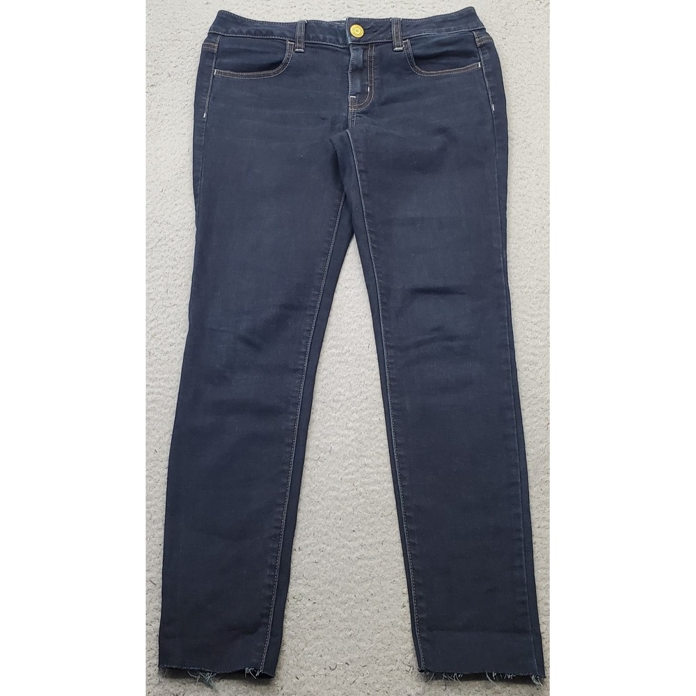 American Eagle Outfitters Jegging Jeans Womens 4 Blue Denim Super Stretch